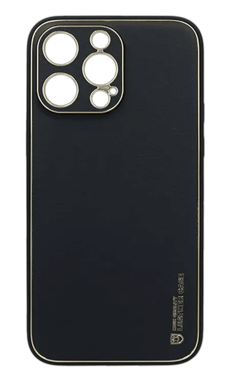 Чохол-накладка HQ Leather Case для iPhone 14 Pro Black
