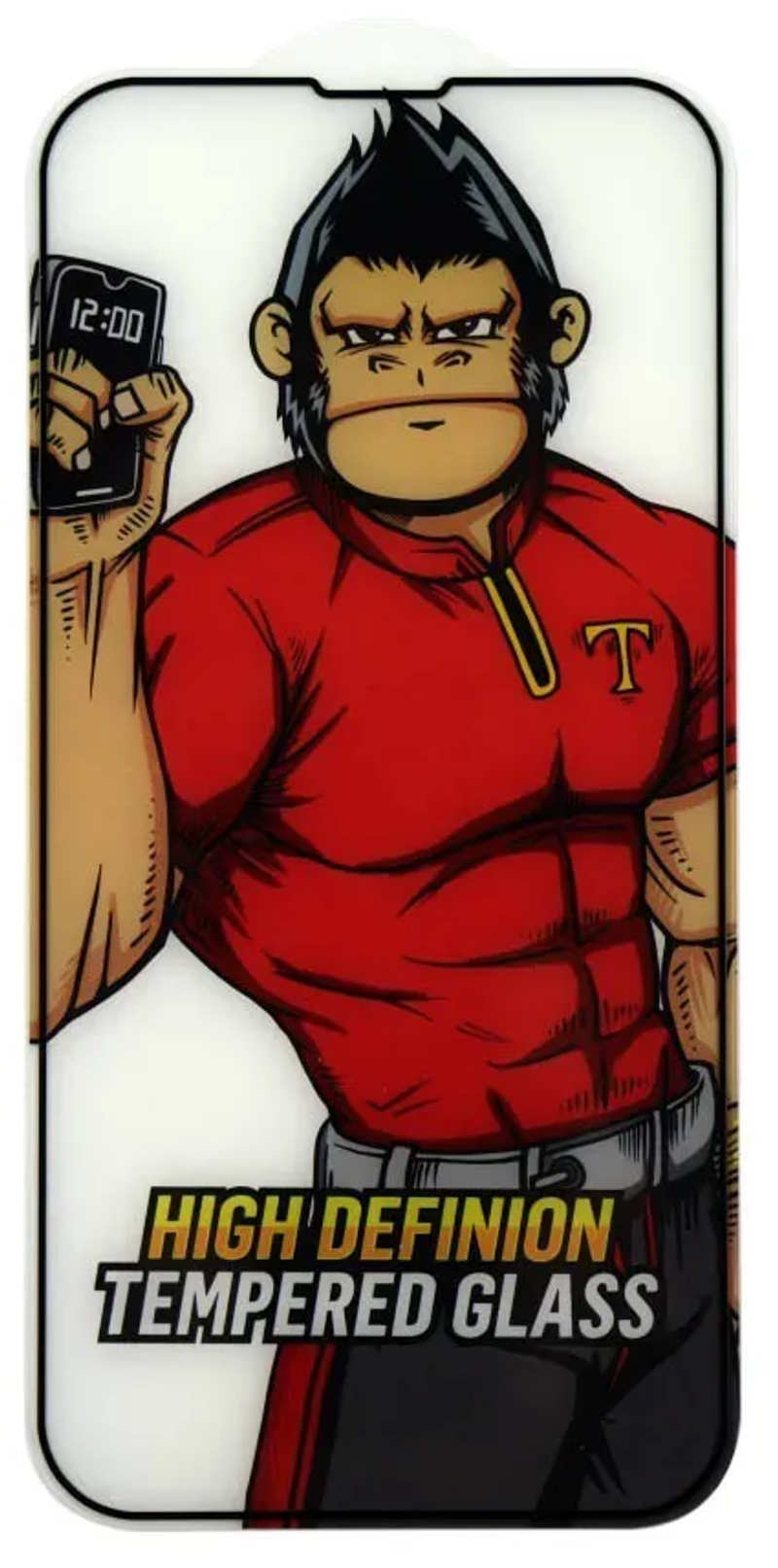 Захисне скло 2.5D Blueo HD для iPhone 16e / 14 / 13 / 13 Pro Black