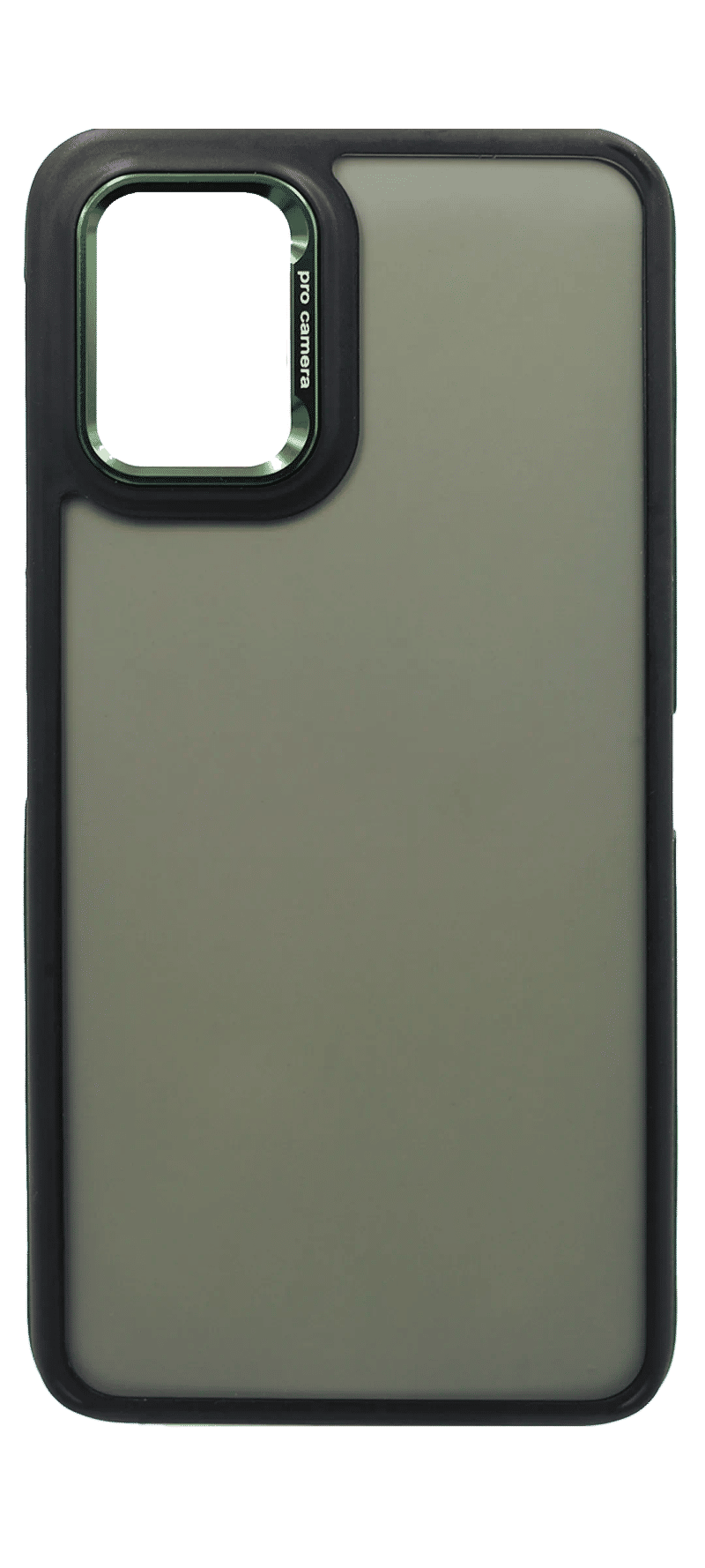 Cover-overlay Glossy + Border Silicon Samsung A05 SM-A055F Green