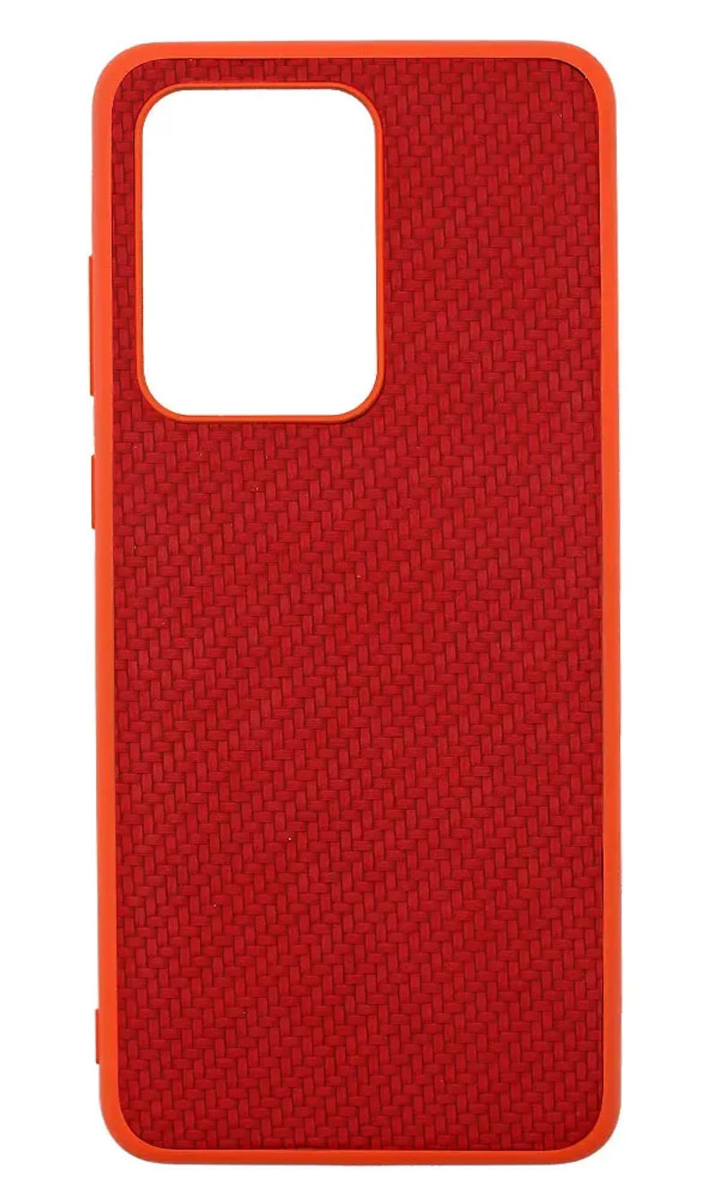 Чохол-накладка Carbon для Samsung S20 Ultra SM-G988B Red