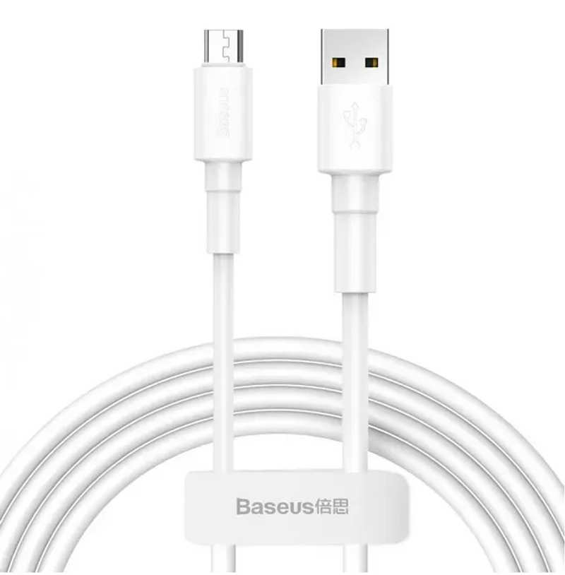 Cable 1m Baseus Superior Micro-USB White (CAMYS-02)