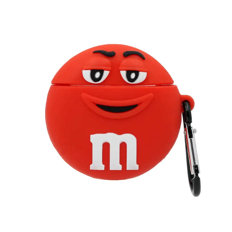 Case for AirPods m&m 3D Red