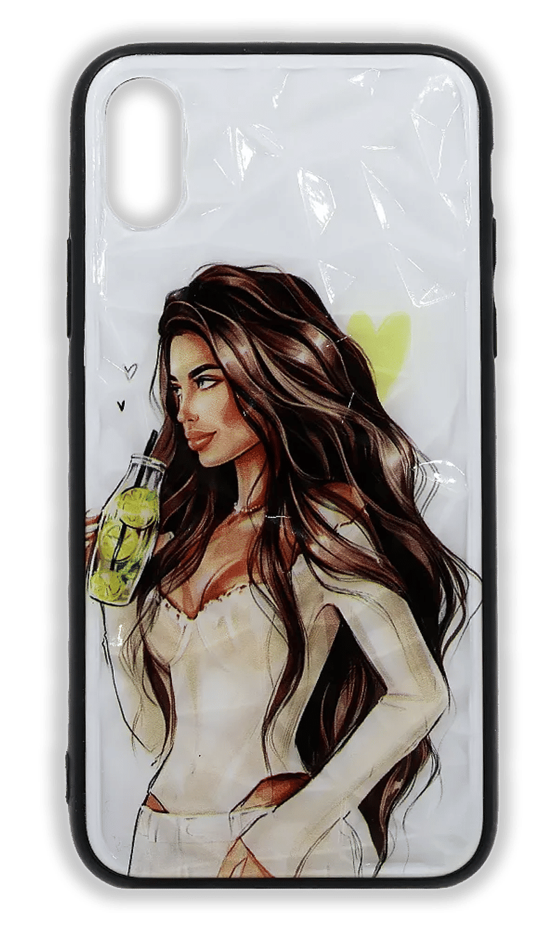 Чохол-накладка Prisma Ladies для iPhone X / XS Yellow