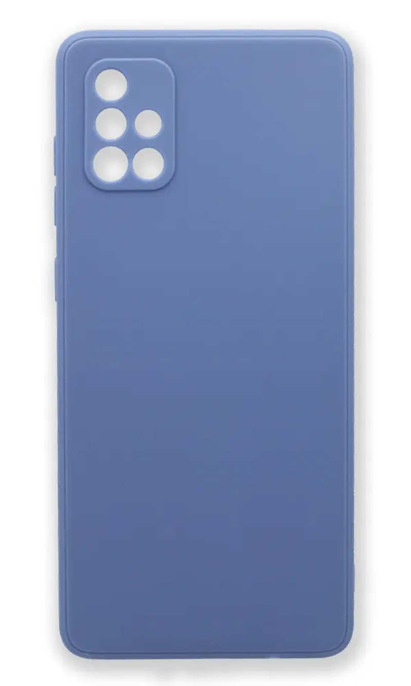 Cover Molan Silicone Full Cam Samsung A71 SM-A715F Blue