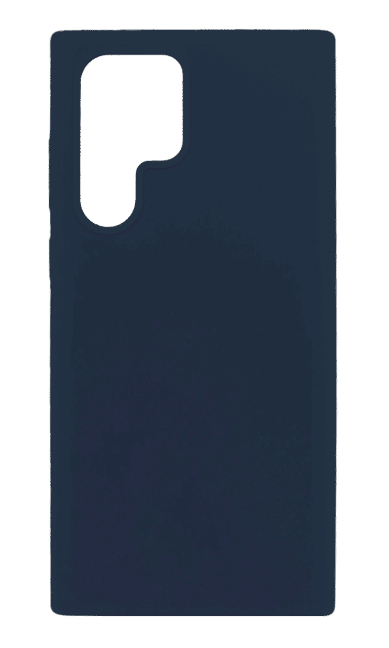 Silicone case Molan Silicone for Samsung S22 Ultra SM-G998B Dark Blue