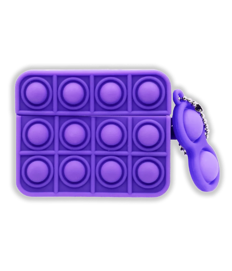 Чохол для гарнітури AirPods Pro 3D Pop It Purple