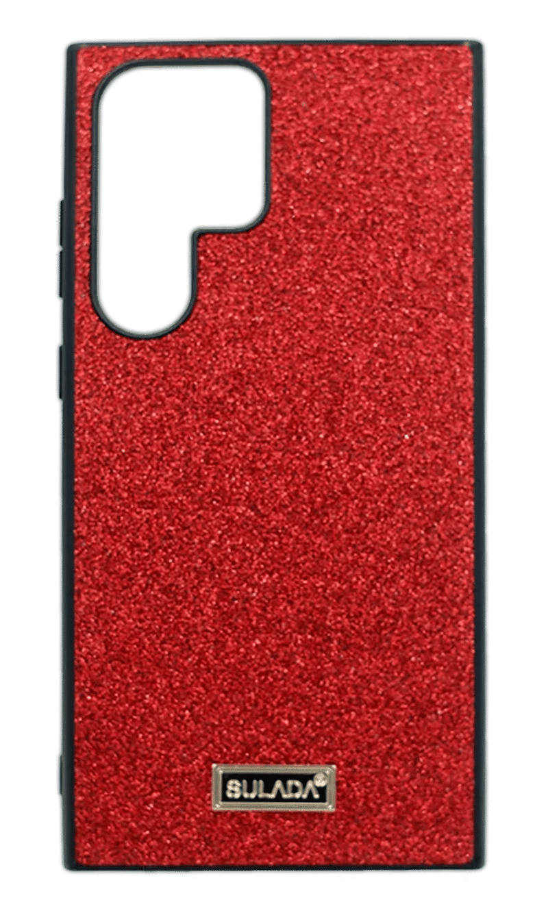 Cover cover Sulada Glitter Samsung S23 Ultra SM-G918B Red