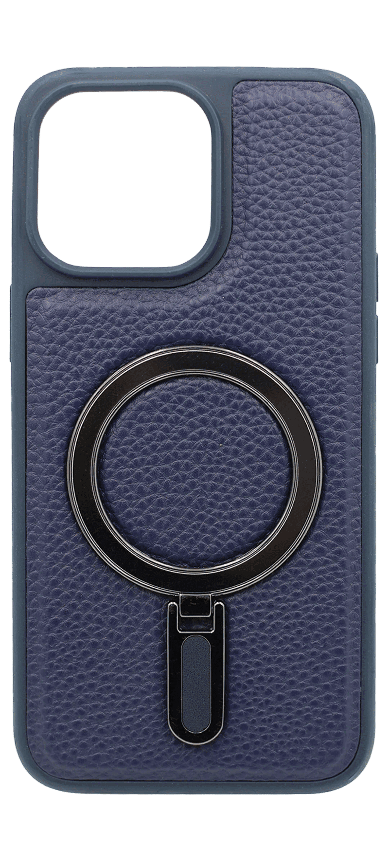 Чохол-накладка Jinduka Leather Ring MagSafe для iPhone 15 Pro Max Blue
