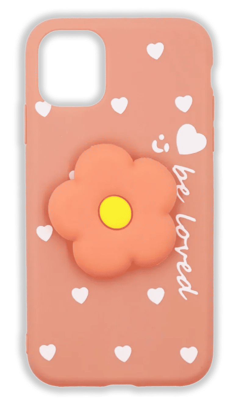 Чохол силіконовий Be Loved + PopSocket для iPhone 11 Pink