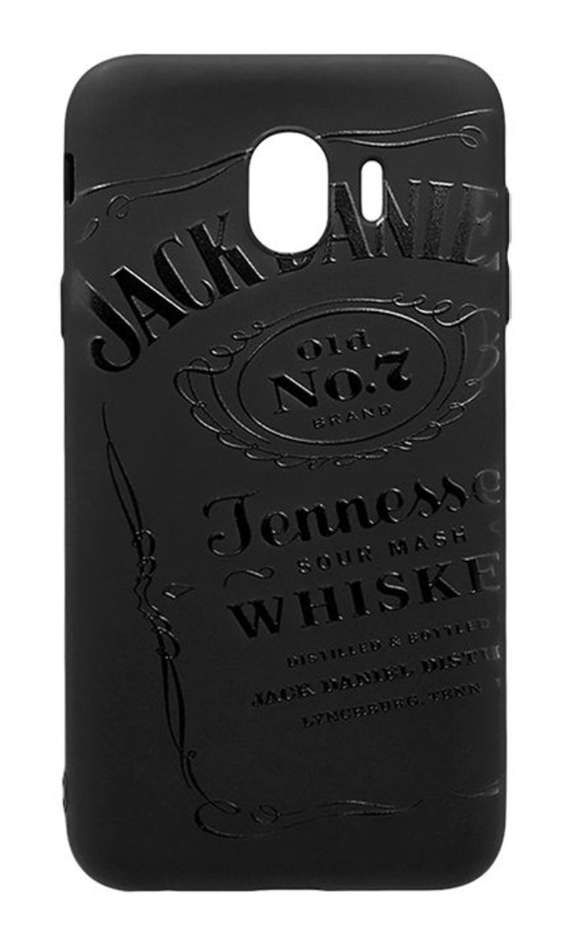 Silicone Case for Slim Print Samsung J4 2018 SM-J400F Jack Daniels