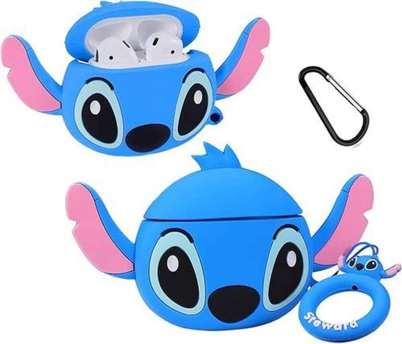 Чохол для гарнітури AirPods 4 3D Stich Blue