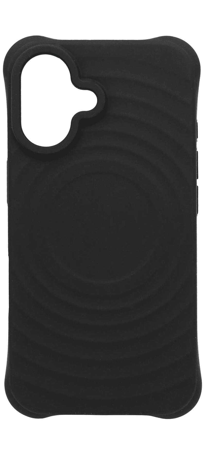 Cover silicone Circle Mag for iPhone 16 Black