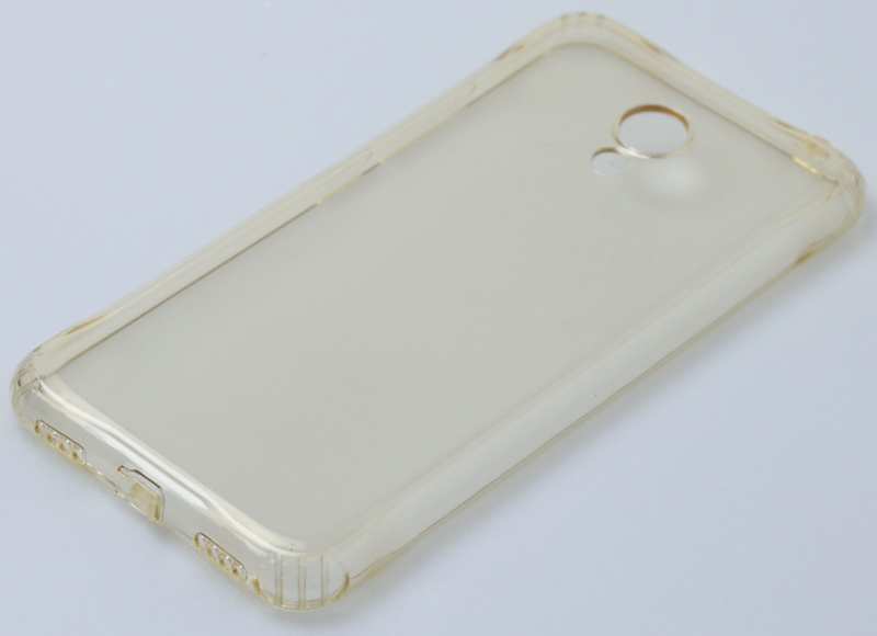 Slim Silicone Case for Meizu M3 Mini / M3s Gold with cap