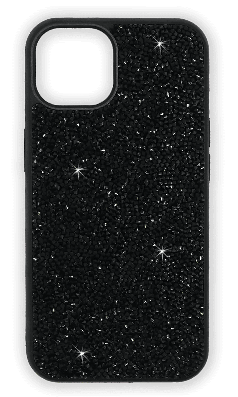 Bling World Grainy Diamonds cover for iPhone 14 / 13 Black