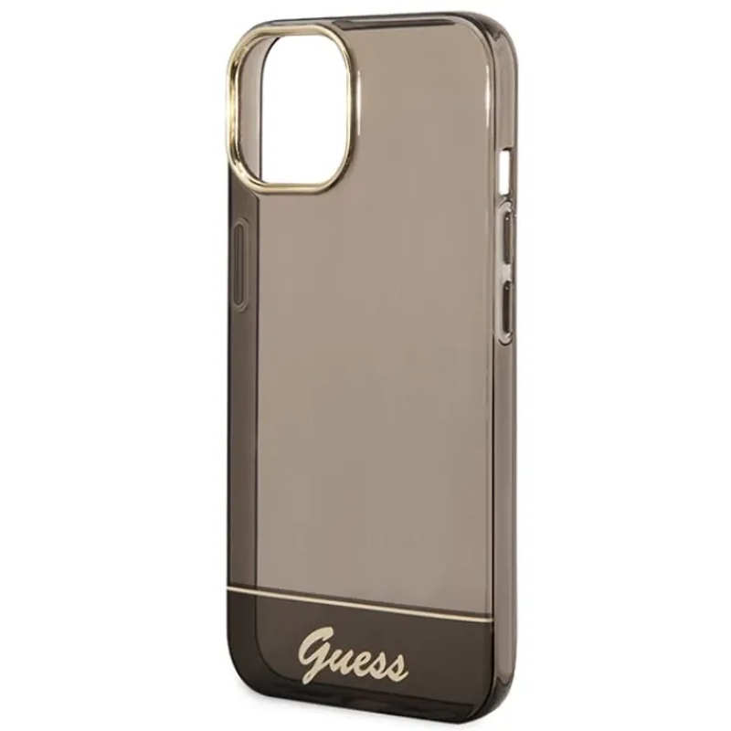 Чохол-накладка Guess Translucent Pearl Strap для iPhone 14 Plus purple GUHCP14MHGCOHU