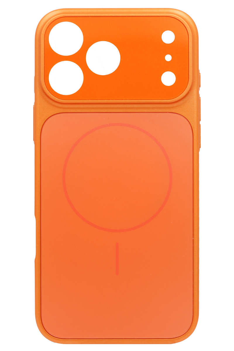 Чохол-накладка AG Glass Magsafe для iPhone 17 Pro Max Orange