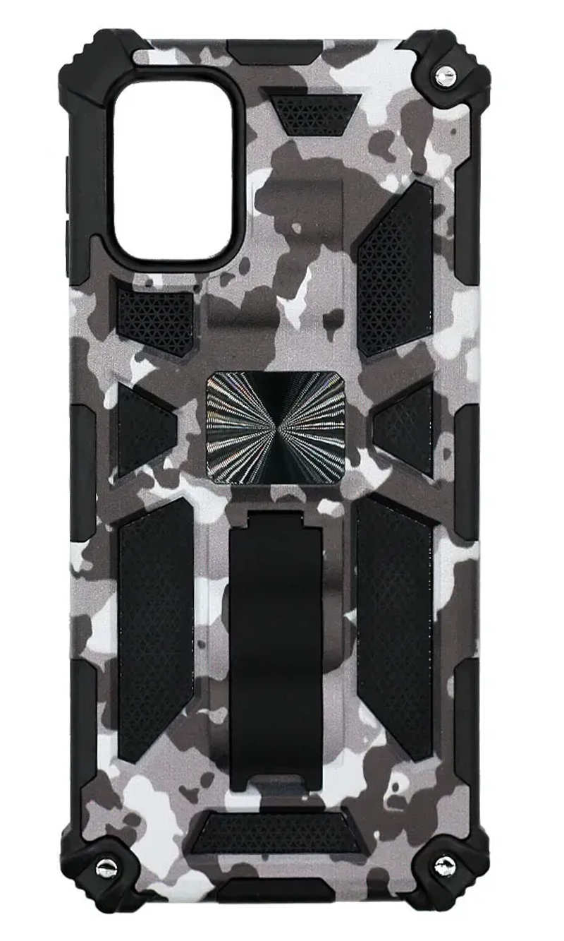 Cover Touch Border Kickstand + Magnet for Samsung M31s SM-M317F Khaki Grey