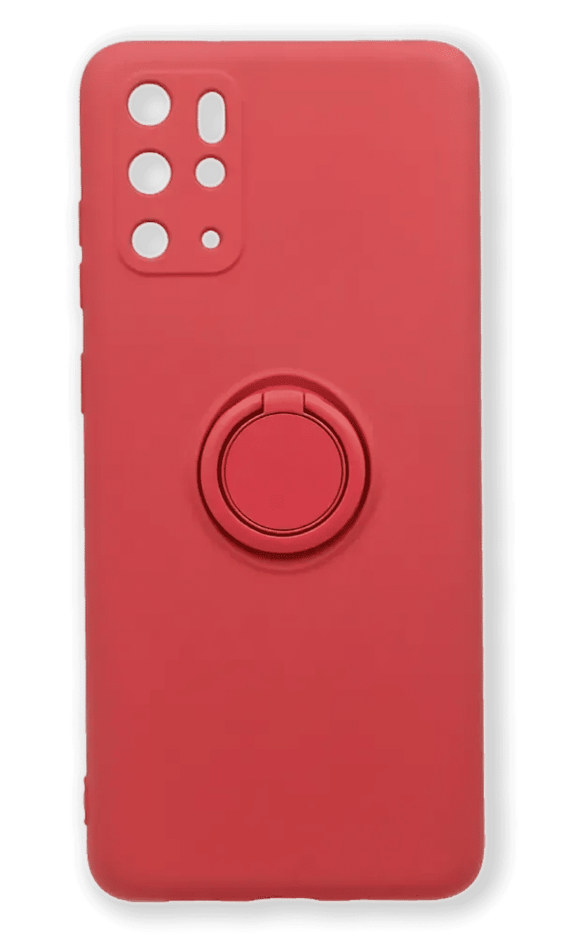 Чохол силіконовий Slim + Ring Holder Samsung S20 Plus SM-G985F Rose Red