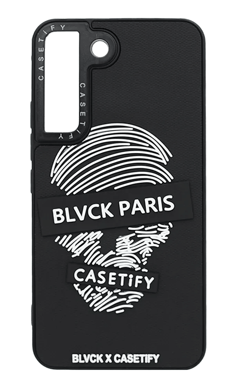 Чохол Caseti 3d Blvck Paris для Samsung S22 SM-S901B Black