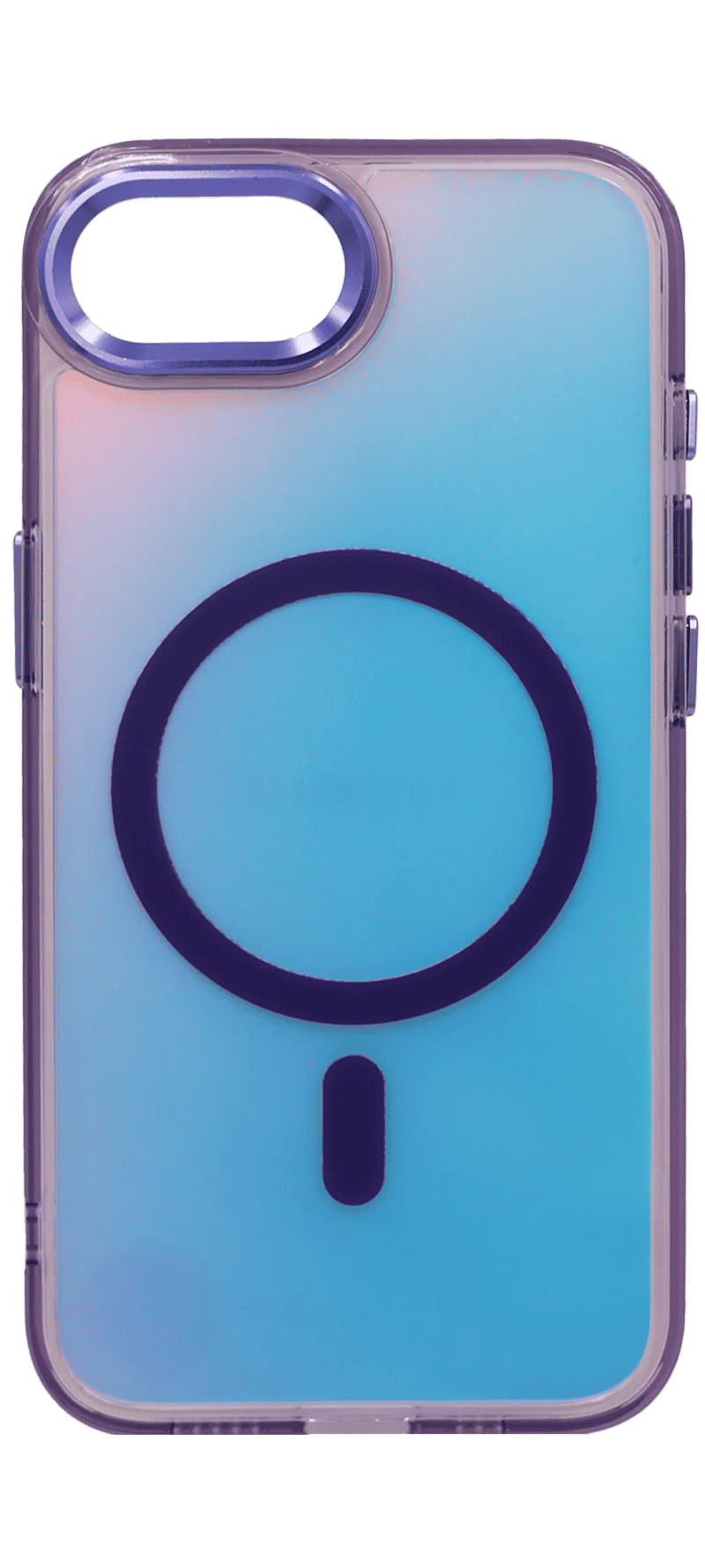 Чохол-накладка Hologram Magsafe для iPhone 16e Purple