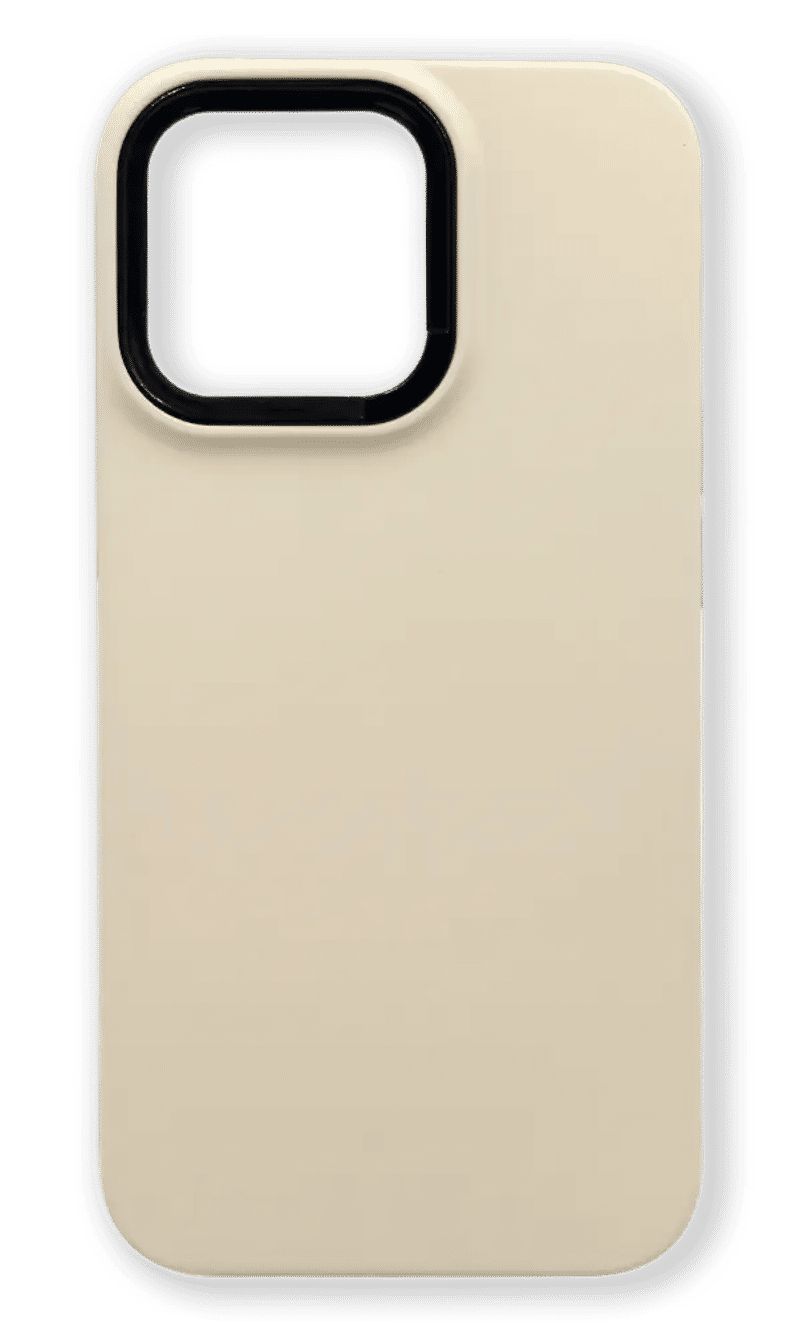 Silicone Soft Style Case for iPhone 13 Pro Beige