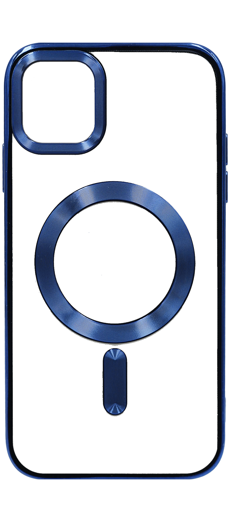 Чохол силіконовий Electroplating Magsafe для iPhone 15 Blue