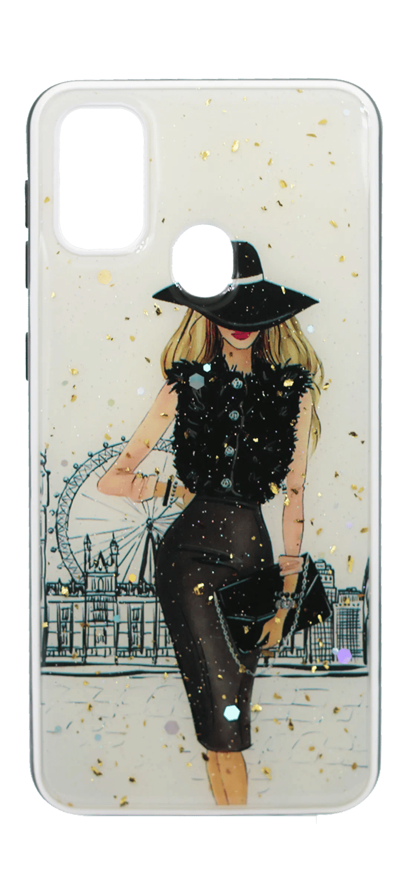 Cover-plate Smoll Sparkles Print for Samsung M30s SM-M307F Woman