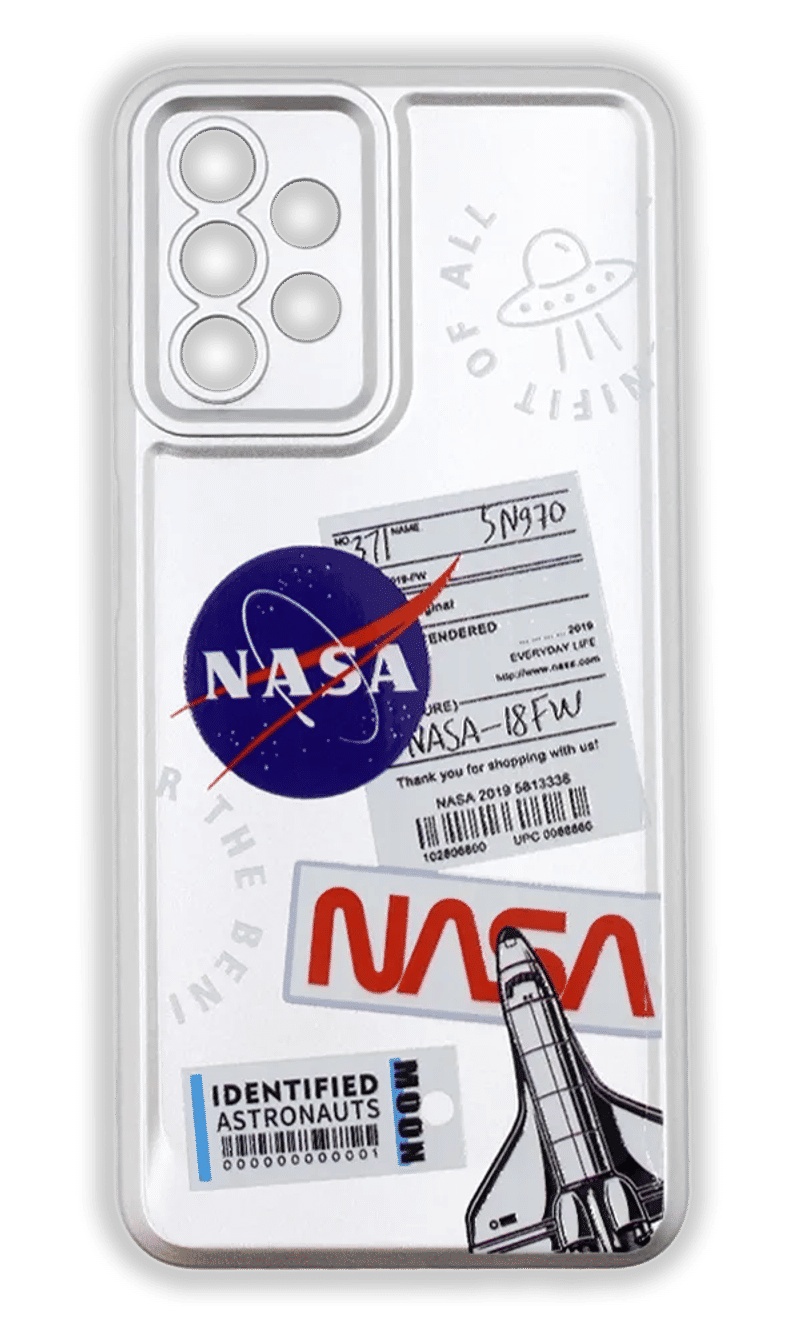 Чохол силіконовий Metal Print для Samsung A13 SM-A135F NASA Grey