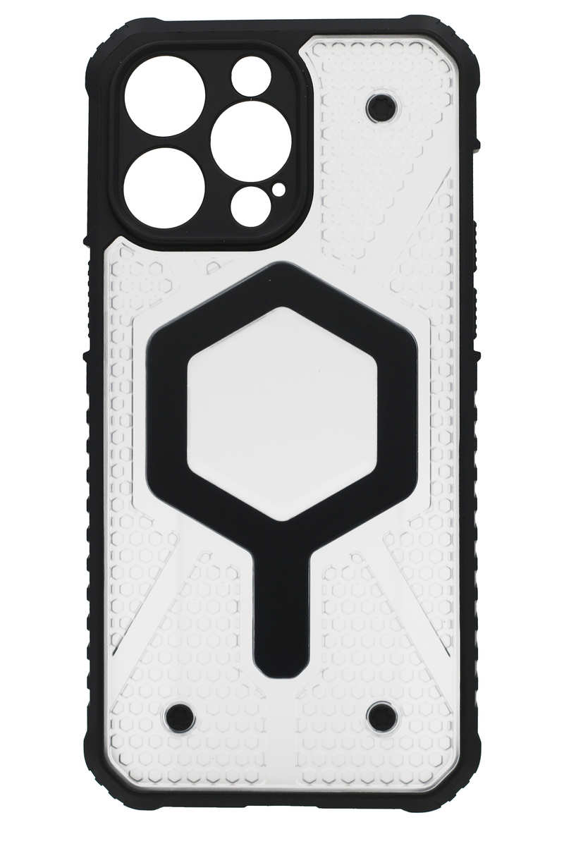 Чохол-накладка YAG Pathfinder Clear MagSafe для iPhone 16 Pro Max Black