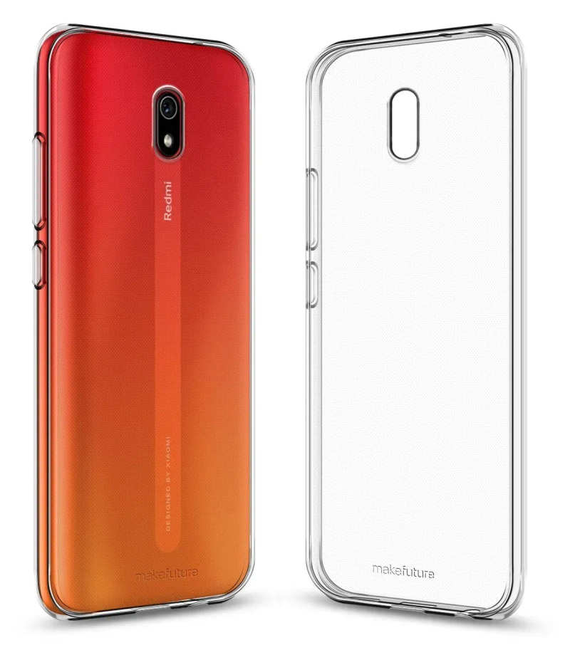 Чохол силіконовий MakeFuture Air Case для Xiaomi Redmi 8A Clear+стекло