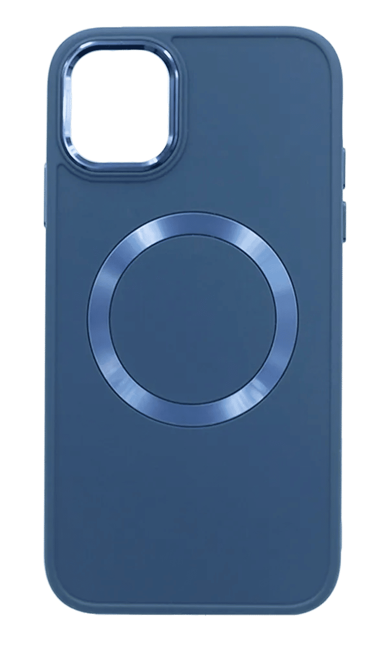 Чохол-накладка Bonbon Metal Buttons Ring для iPhone 14 Pro Max Blue