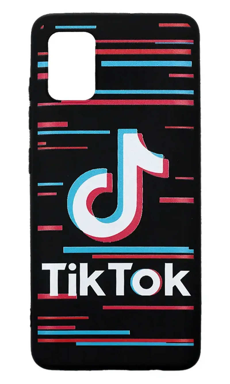 Silicone Case for Black Print Samsung A31 SM-A315F TikTok 3