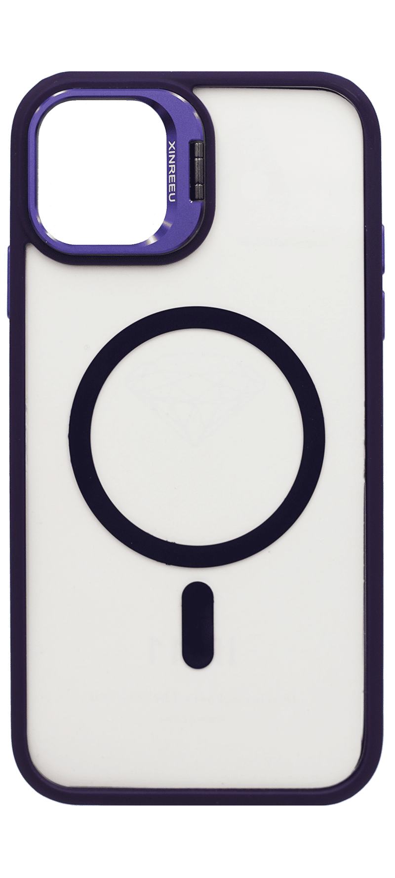 Чохол-накладка Gloss Camera Stand Magsafe для iPhone 15 Purple