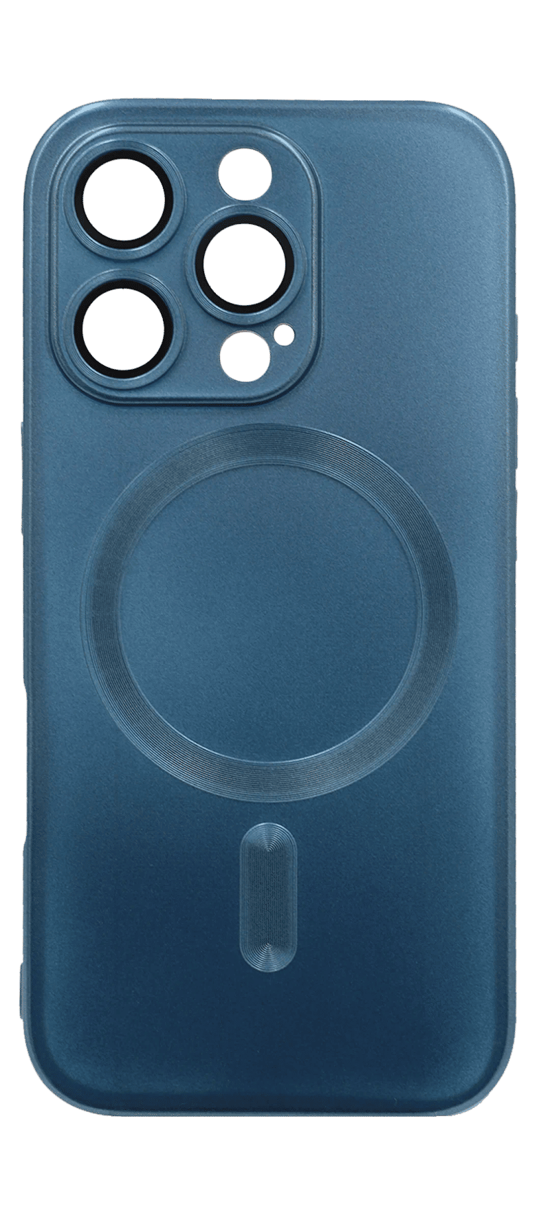 Case silicone Matte Soft Magsafe for iPhone 16 Pro Max Blue