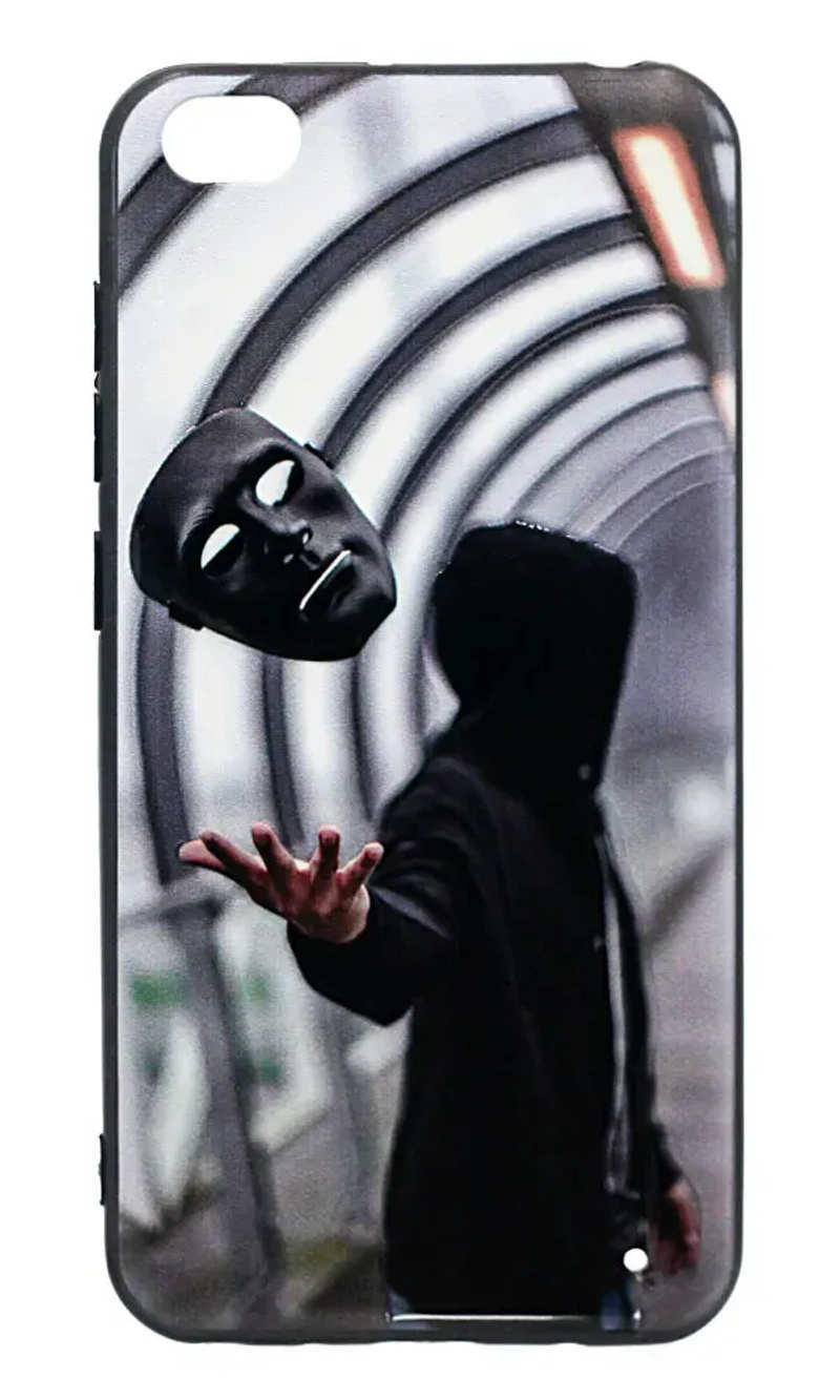 Чохол-накладка Print + Border Silicon для Xiaomi Redmi Go Mask