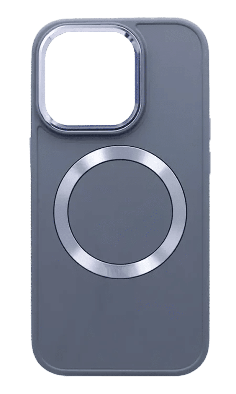 Чохол-накладка Bonbon Metal Buttons Ring для iPhone 14 Pro Max Gray