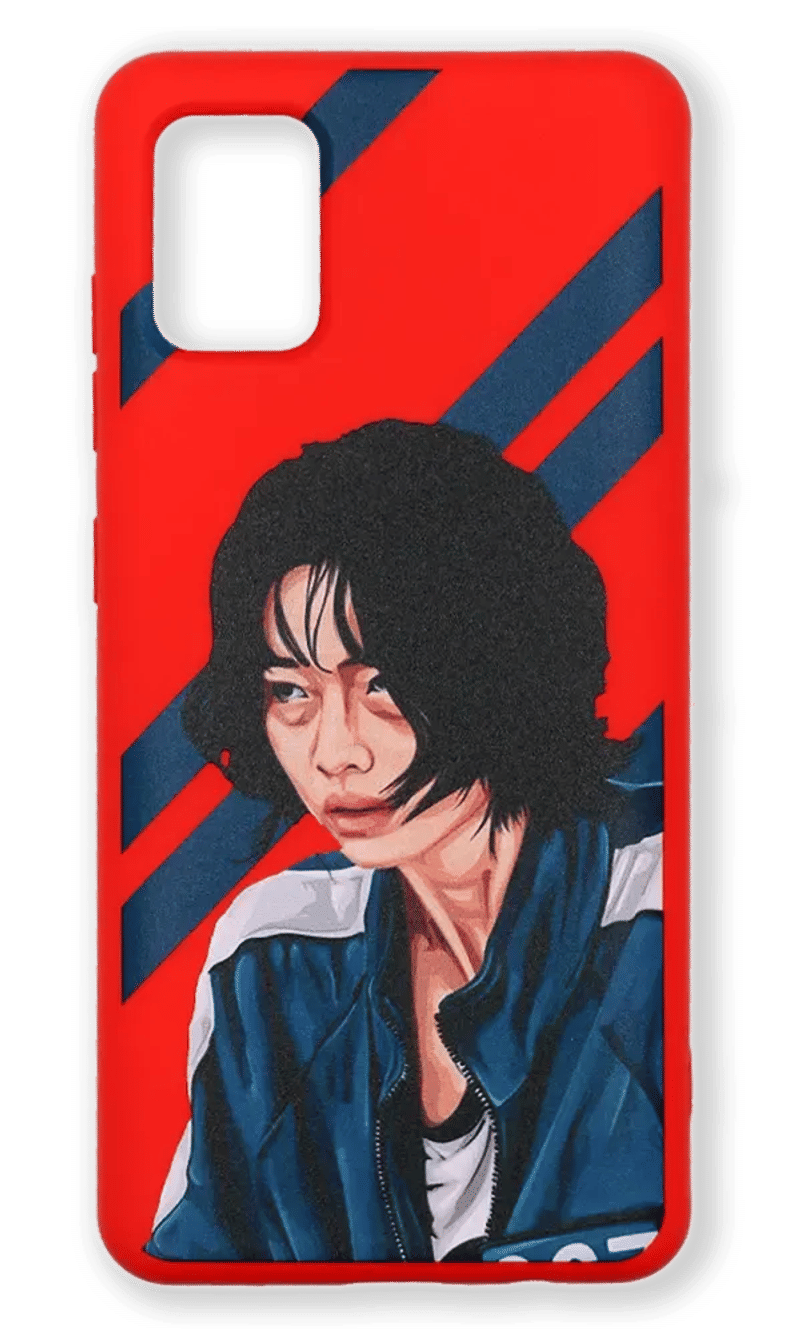 Чохол силіконовий Squid Game для Samsung A51 SM-A515F Red Print 1