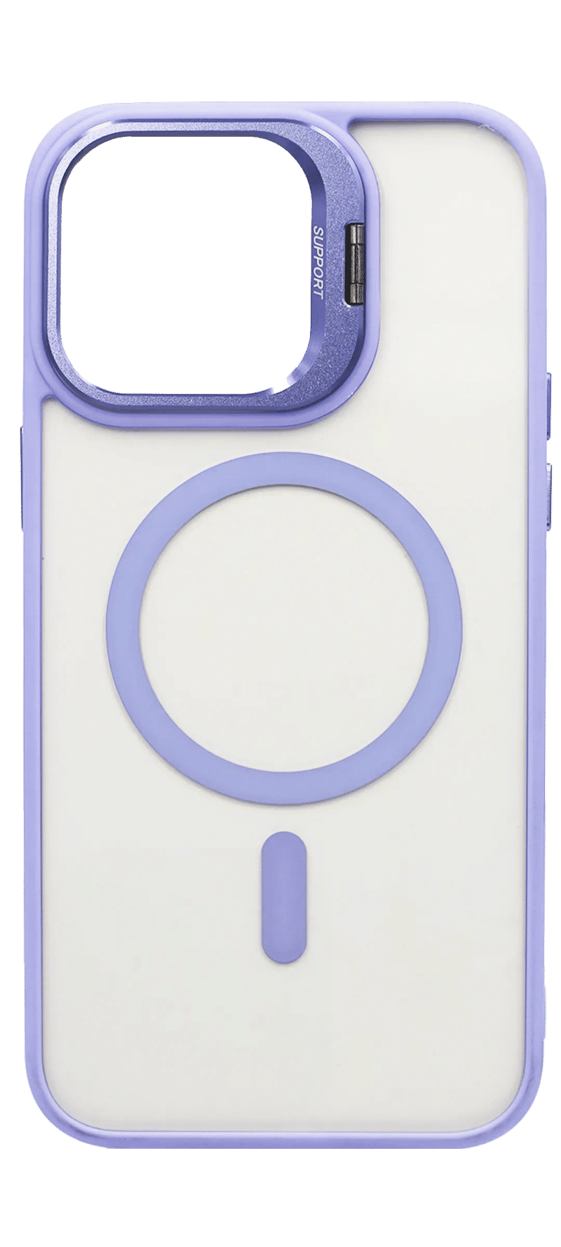 Чохол-накладка Gloss Camera Stand Magsafe для iPhone 16 Lilac