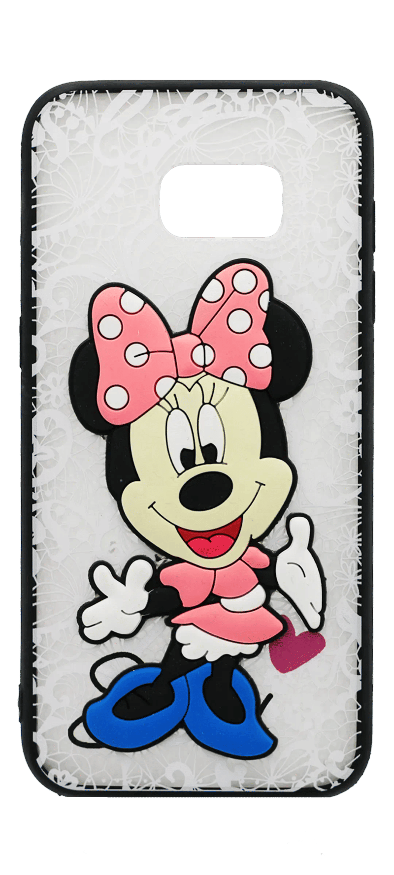 Чохол-накладка Print + Border Silicon для Samsung S7 Edge SM-G935F Black / Minnie