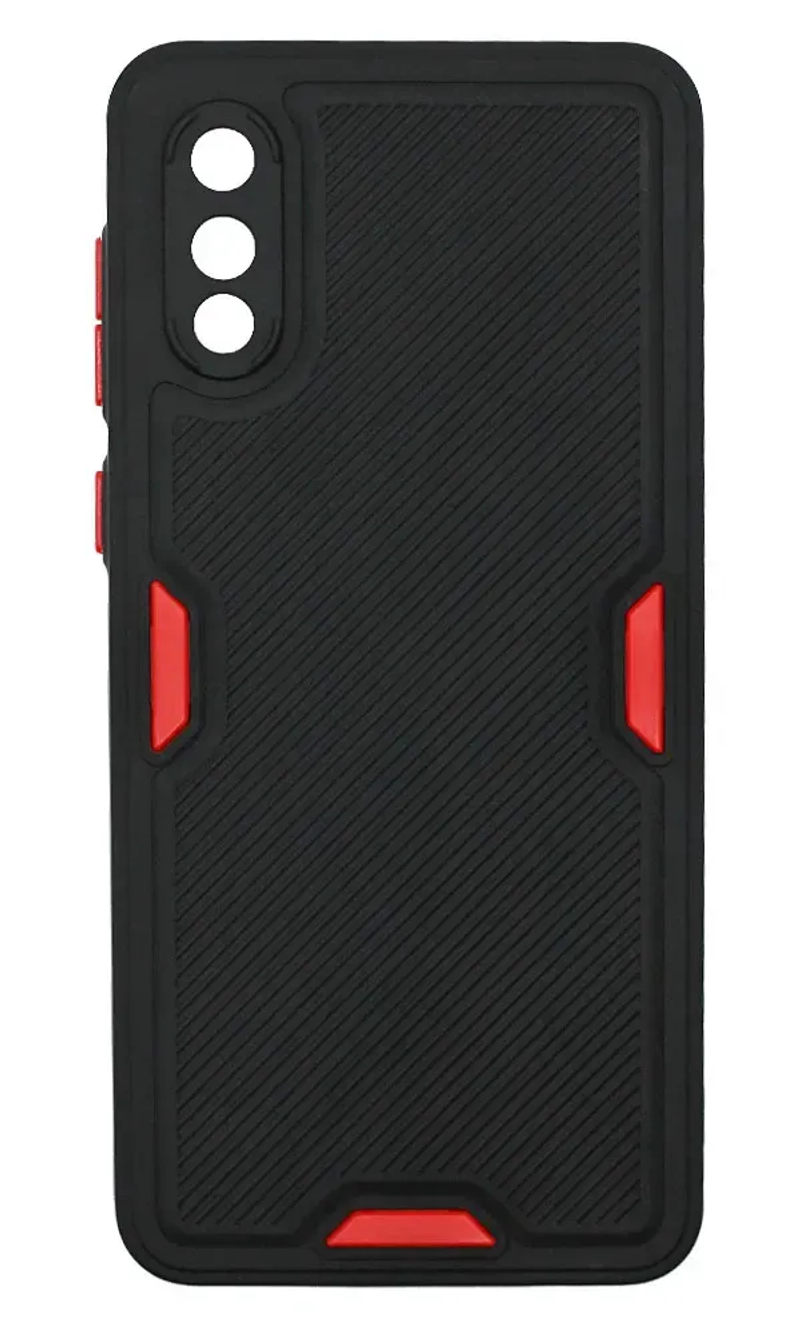 Чохол силіконовий Ribbed Protection для Samsung A02 SM-A022G Black