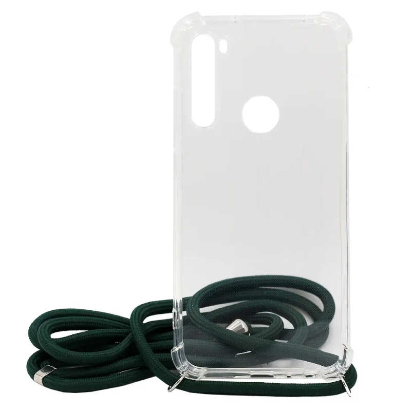 Чохол силіконовий Hand Bag Tweed для Xiaomi Redmi Note 8 Clear/Green