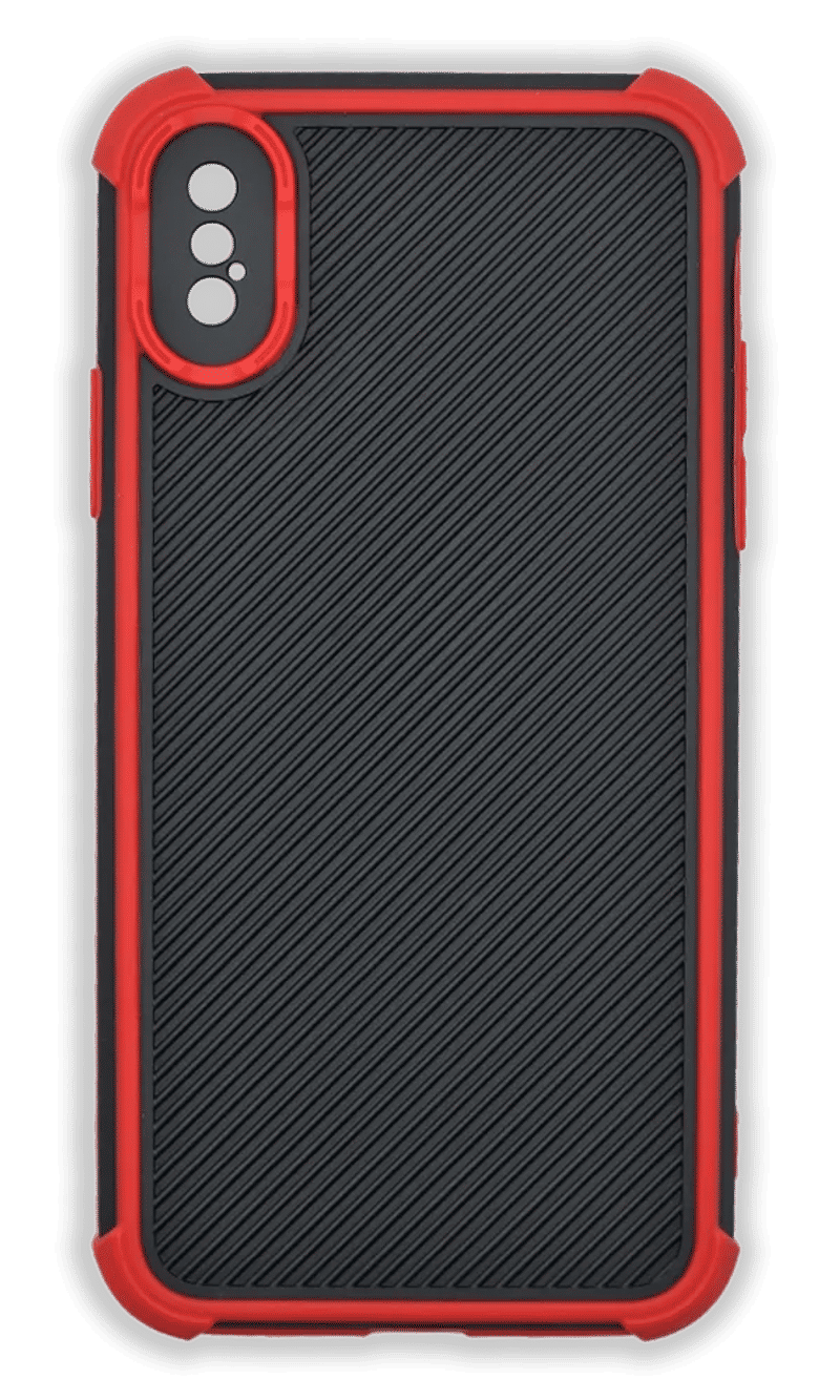 Чохол-накладка Carbon Magic Eye для iPhone X / XS Red