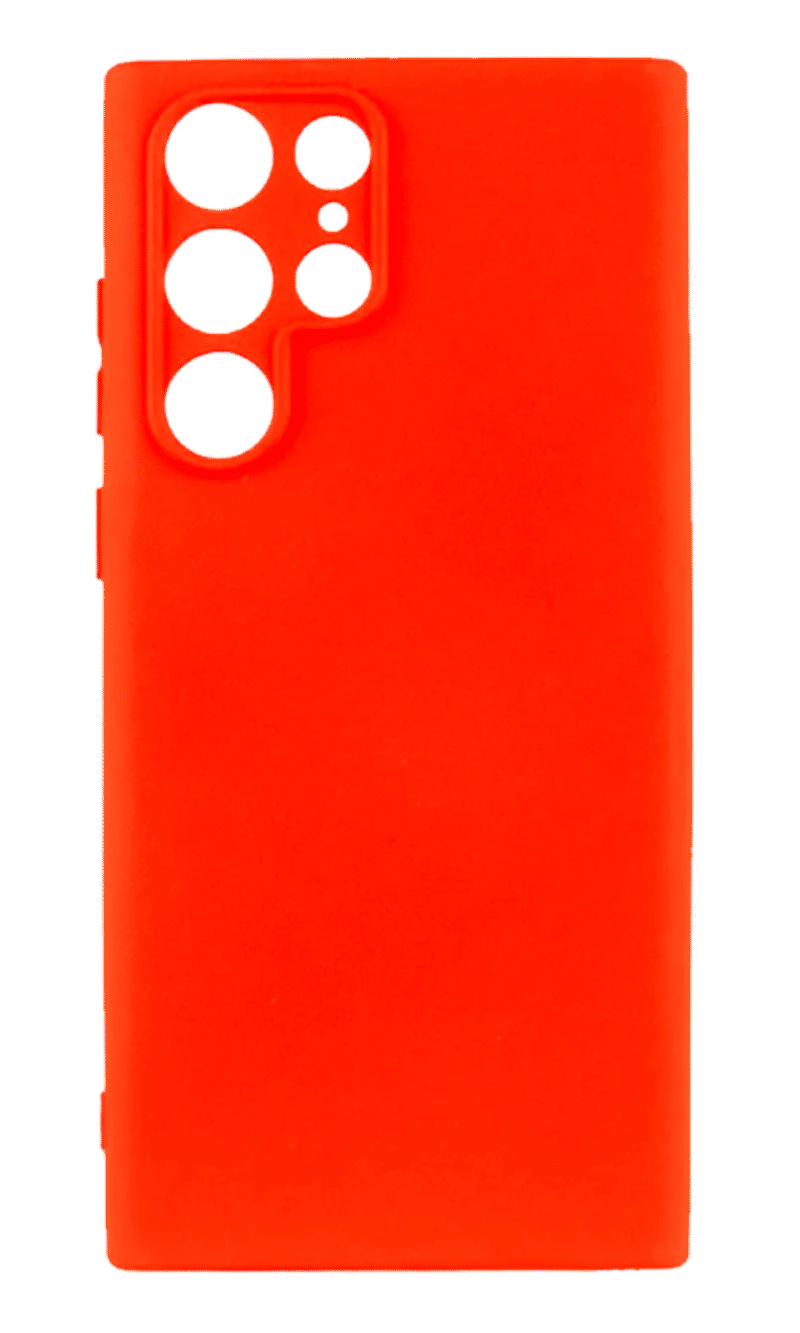 Чохол Molan Silicone для Samsung S22 Ultra SM-G998B Red