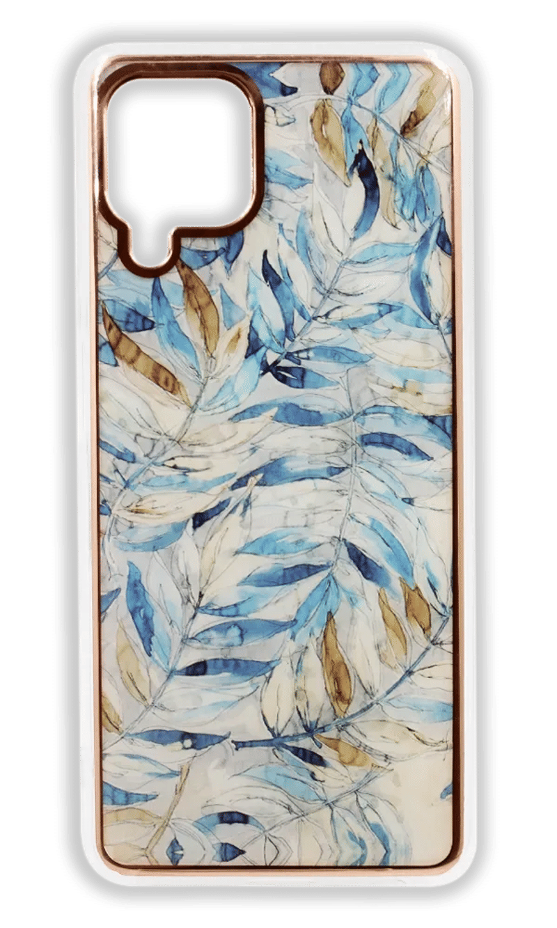 Leaf Grass cover for Samsung A22 SM-A225F Pink/Blue