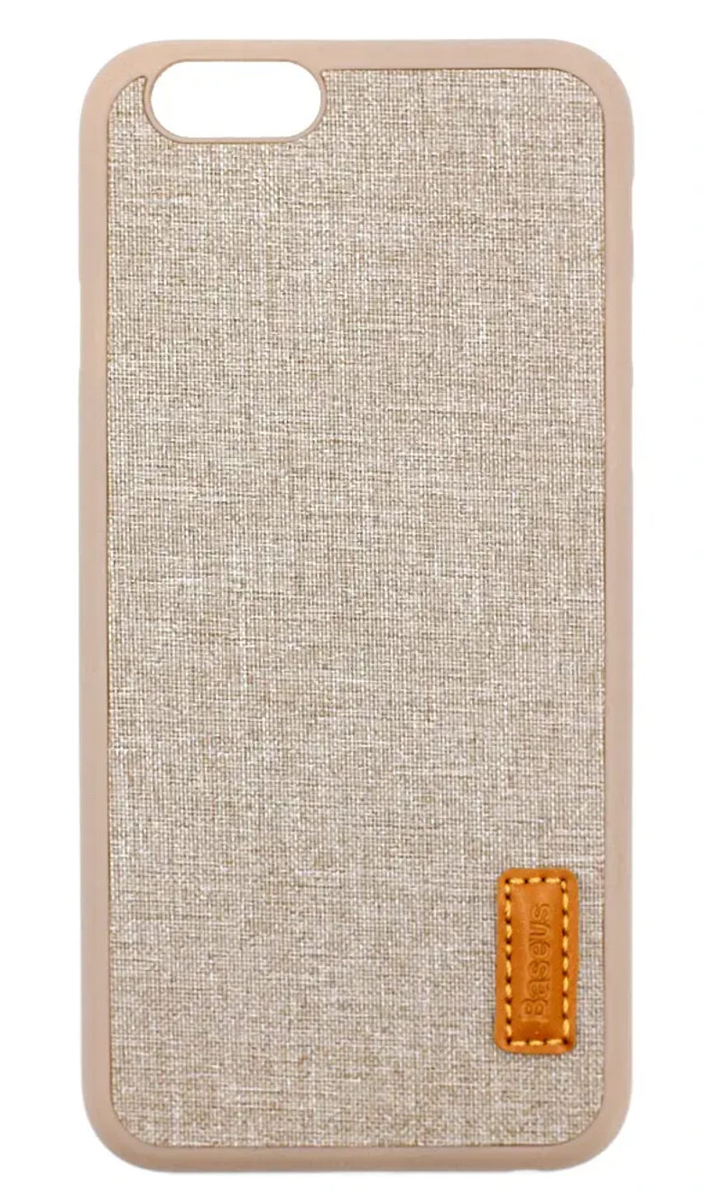 Чохол-накладка Baseus Grain Haki для iPhone 6 Gold (WIAPIPH6S-BW11)