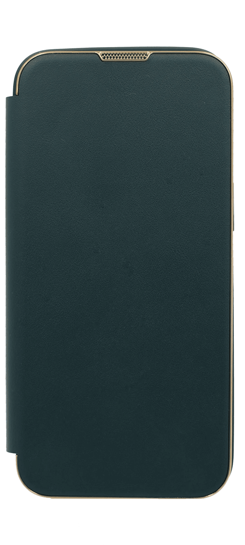 Smart Gold Frame Mag case for iPhone 15 Pro Max 6.7 green