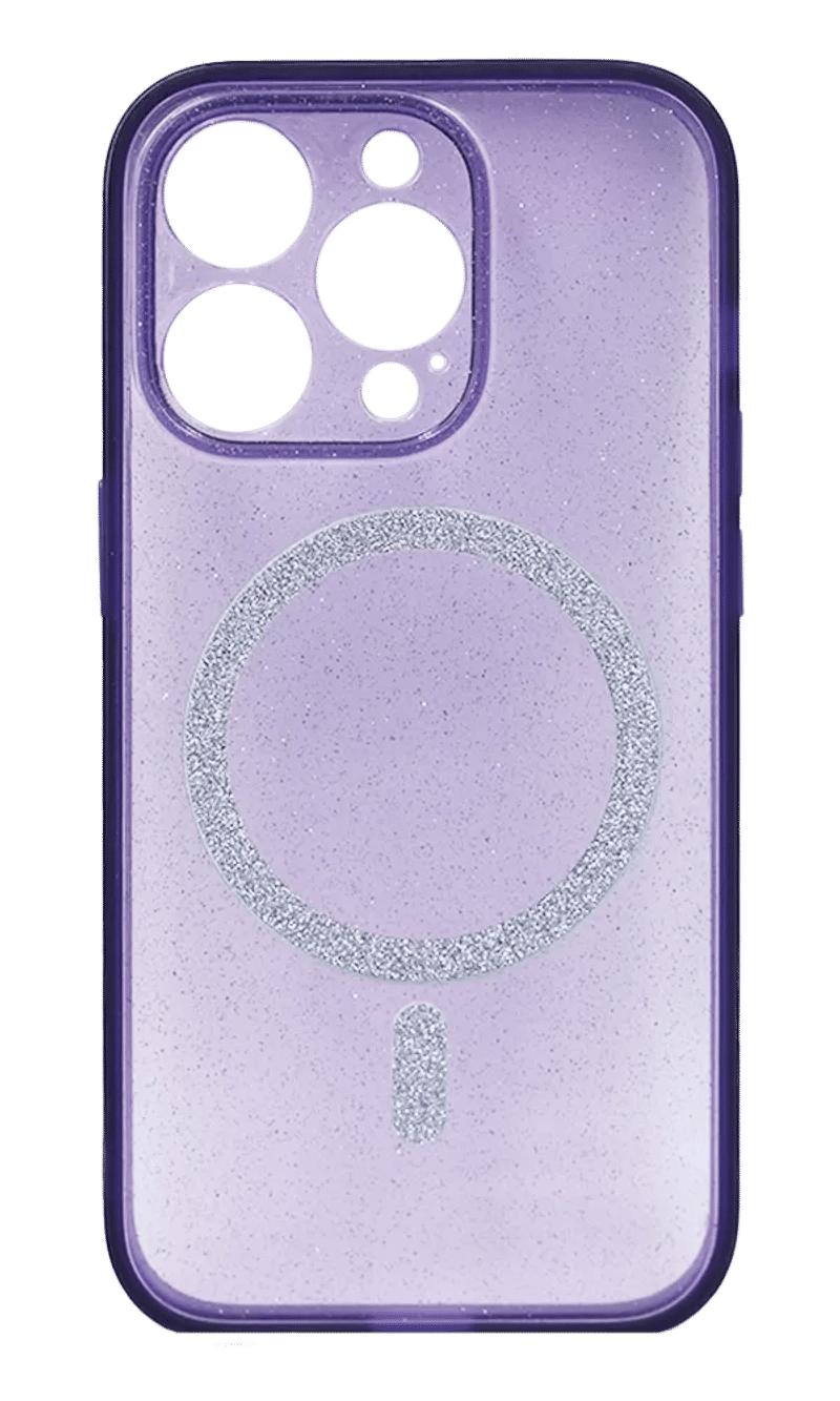 Чохол-накладка WS Sparkles Magsafe для iPhone 13 Pro Max Purple