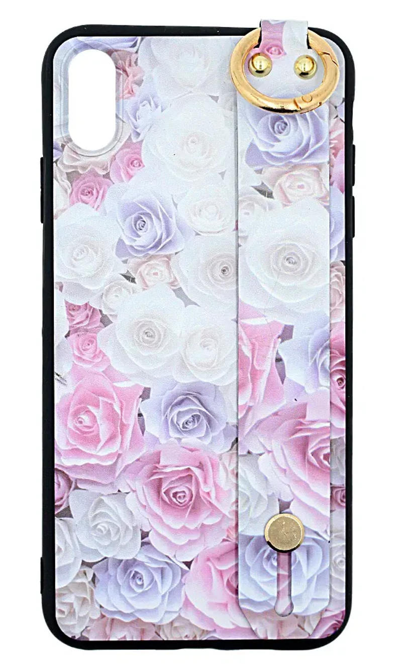Чохол силіконовий Wristband Little Roses для iPhone XS Max