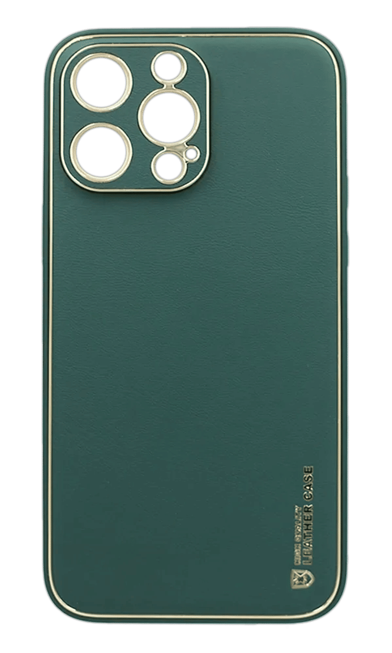 Чохол-накладка HQ Leather Case для iPhone 14 Pro Max Green