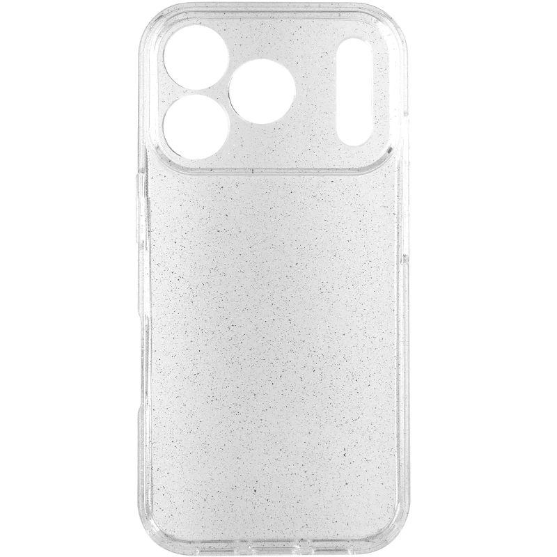 WS Sparkles Silicone Case for iPhone 17 Pro Transparent